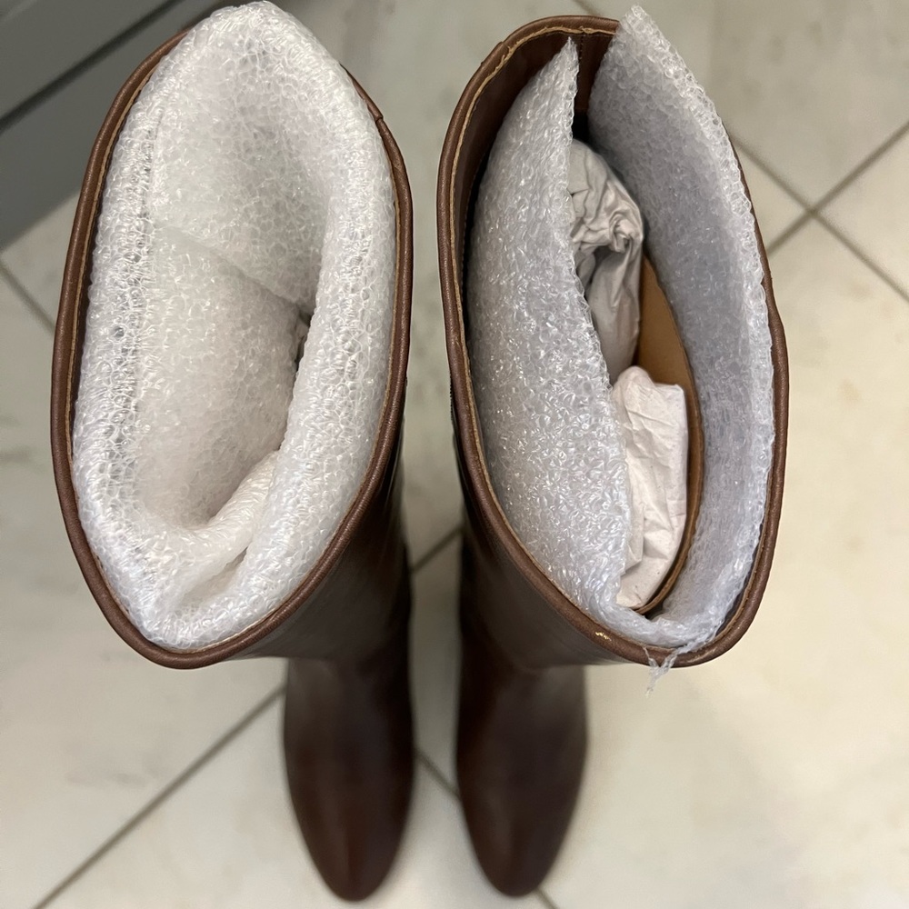 Loeffler Randall Matilde Demi-Wedge Knee Boot, Chestnut - Picture 10 of 14